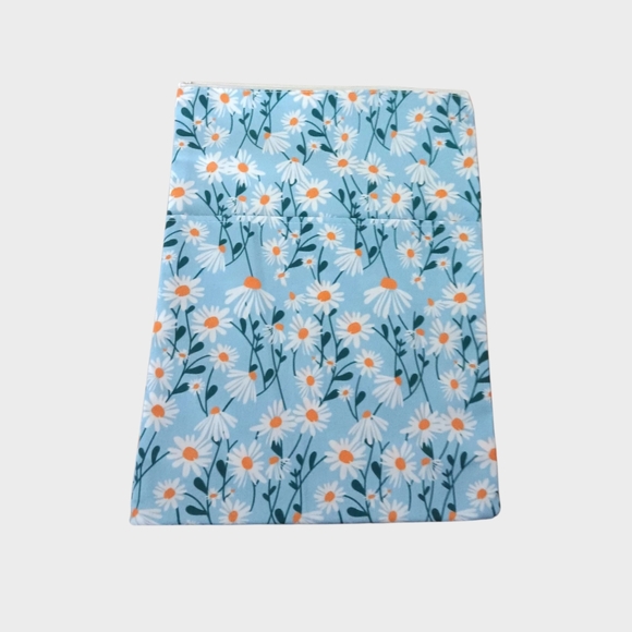 Blue Floral Book Sleeve - Picture 2 of 6